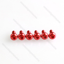 M3 Custom Anodized Aluminum round hex Head bolt